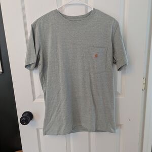 Carhartt Women's Teal Pocket T-Shirt